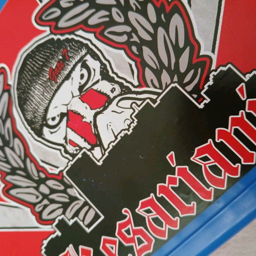 Plastic handmade case with Olympiakos stickers like new
