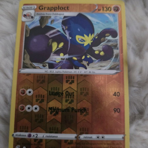 Grapploct Pokemon card new