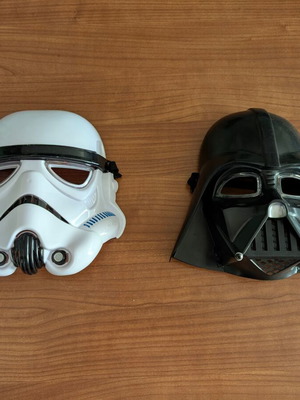 2 παιδικές μάσκες Star Wars (Darth Vader & Stormtrooper)