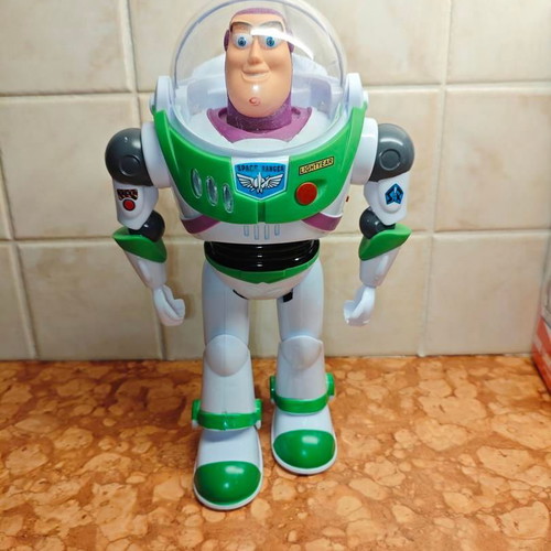 Buzz Lightyear Electronic Walking Figure Toy Story 4 like new