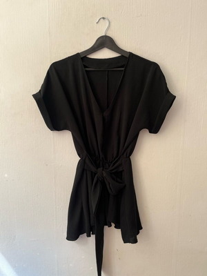 Blouse dress used, size S, black