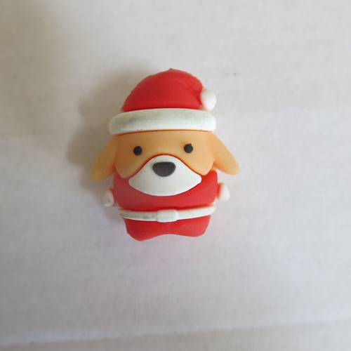 Pencil decoration dog Santa Claus used