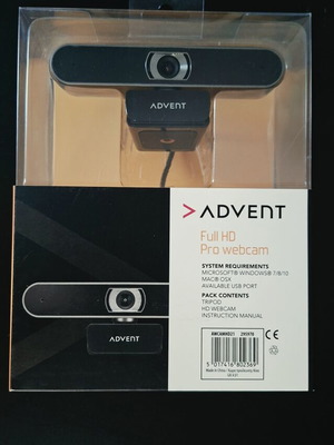 Advent AWCAMHD21 Full HD Pro Webcam with Tripod new