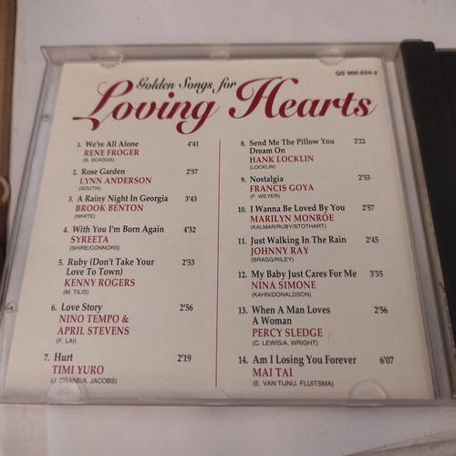 Golden Songs for Loving Hearts CD like new, rock genre