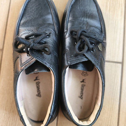 Boxer leather shoes like new, size 44, black