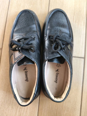 Boxer leather shoes like new, size 44, black