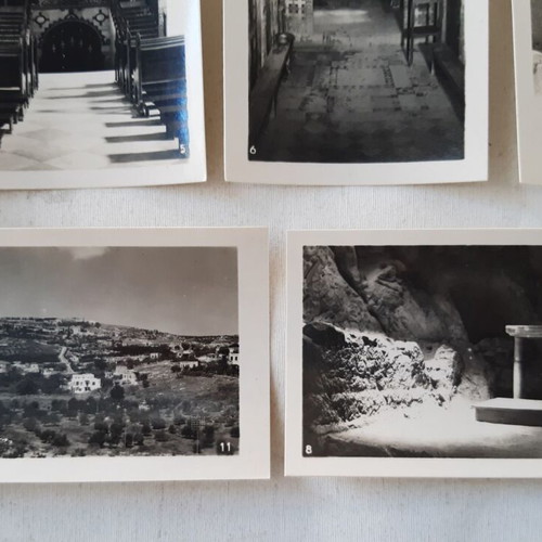 Photographs from the Holy Land 1940 used, pack of 11