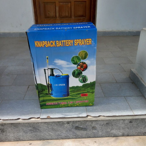 Knapsack battery sprayer garden new with battery