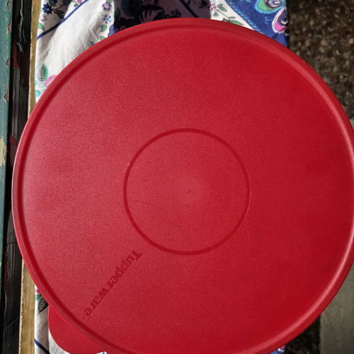 Tupperware prism in red color new