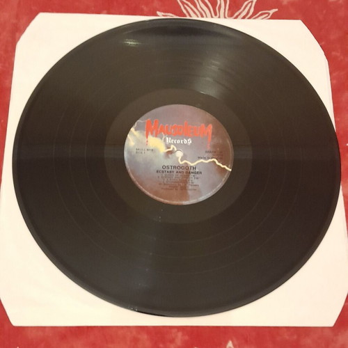 Ostrogoth Ecstasy and Danger vinyl record like new, metal