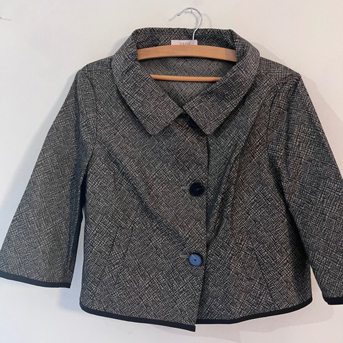 Laurèl vintage women's jacket with geometric pattern