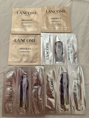 Комплект от 6 нови мостри Lancome с серум и крем