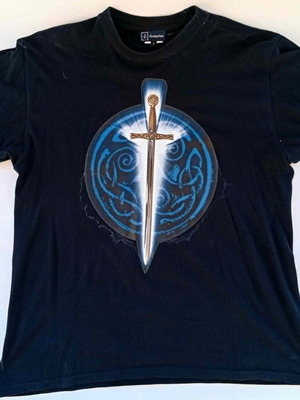 T-shirt Excalibur The Celtic Rock Opera used, Armor Lux, black, size S