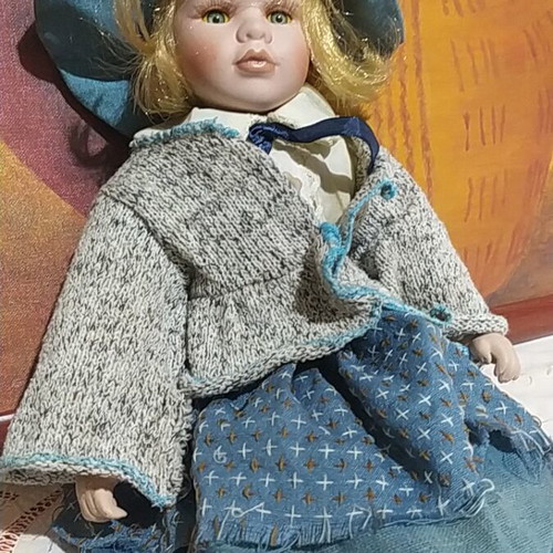 Vintage porcelain doll