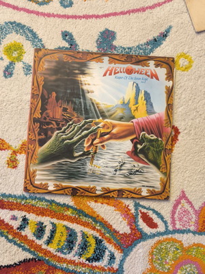 Helloween Keeper of the 7 Keys 2 vinyl used, 90s edition