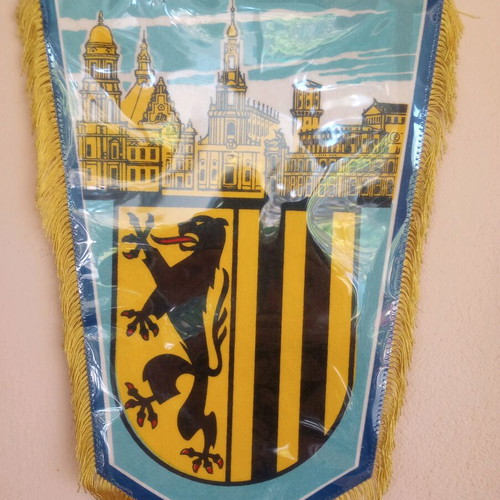 Dynamo Dresden collectible double-sided banner like new