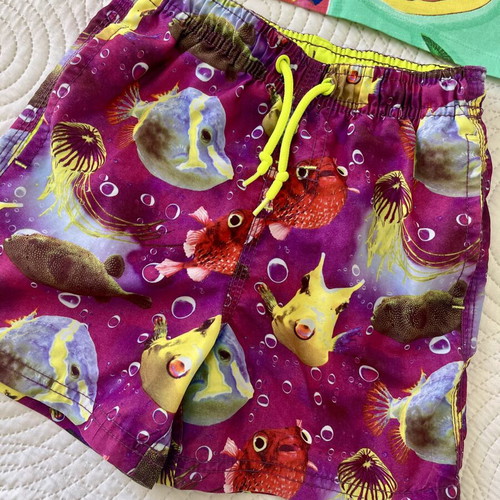 Next swimwear and t-shirt for 5-year-old boy like new, colorful