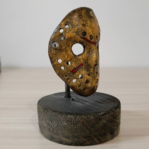Jason Friday the 13th Mask with Detachable Base Handmade
