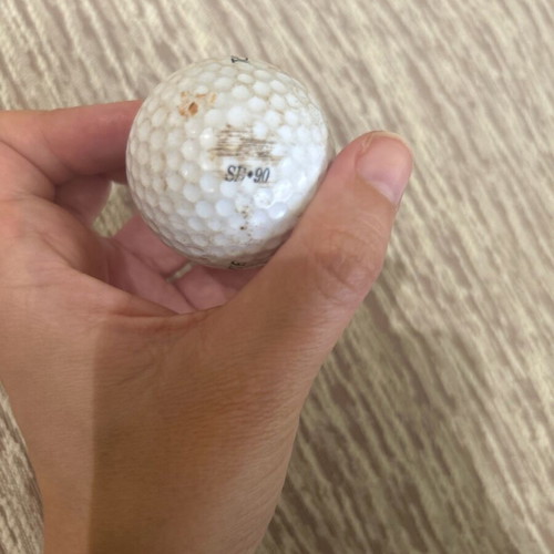 Golf ball authentic used, taken from matches
