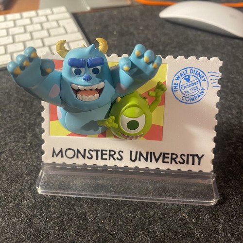 Disney Pixar Monsters University 3D Magnet like new with Sulley & Mike