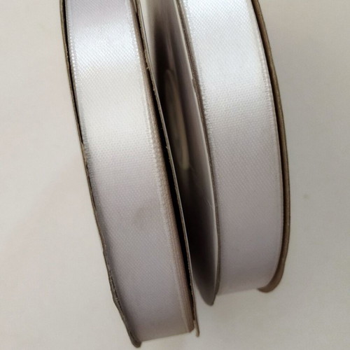 Satin ribbons double-sided pack of 2, 1.5 cm width, 50 meters each new
