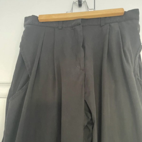 Nadia Rapti wide-leg pants like new, black and gray, size M
