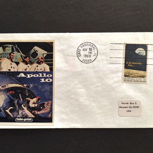 Φάκελος Πρώτης Ημέρας κυκλοφορίας Apollo 10 1969 σαν καινούργιο