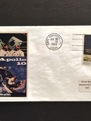 Φάκελος Πρώτης Ημέρας κυκλοφορίας Apollo 10 1969 σαν καινούργιο