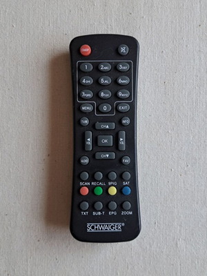 Schwaiger DSR 511 remote control like new for satellite receivers