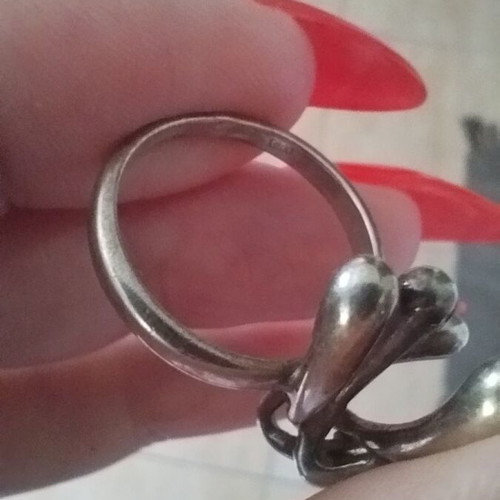 Handmade silver 925 ring like new, statement design