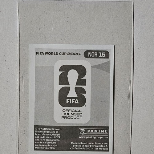 Panini FIFA 2026 Erling Haaland sticker new