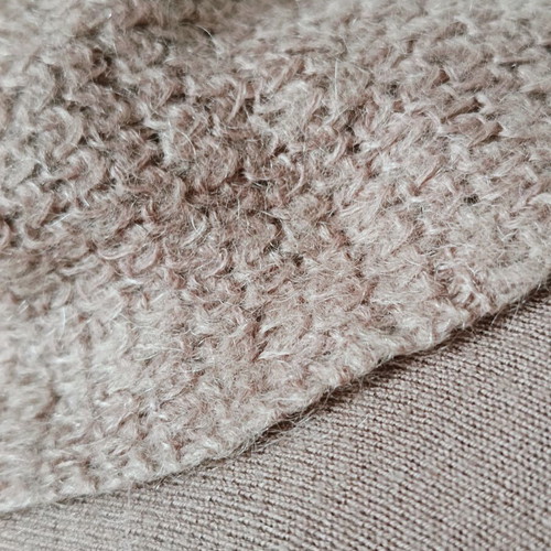 Esprit blouse dress used, beige with mohair and cashmere