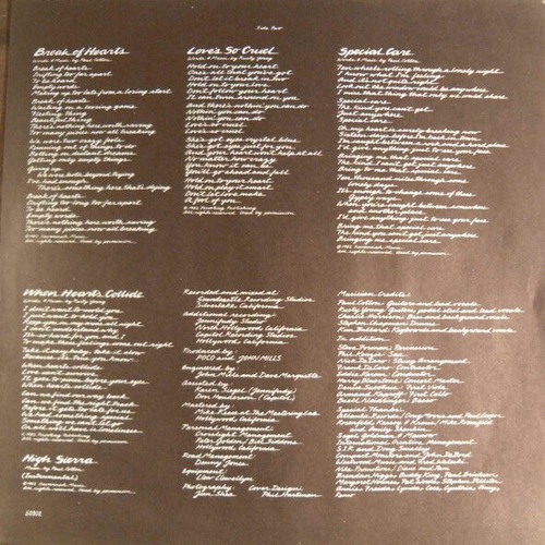 Poco Ghost Town vinyl record used, rock