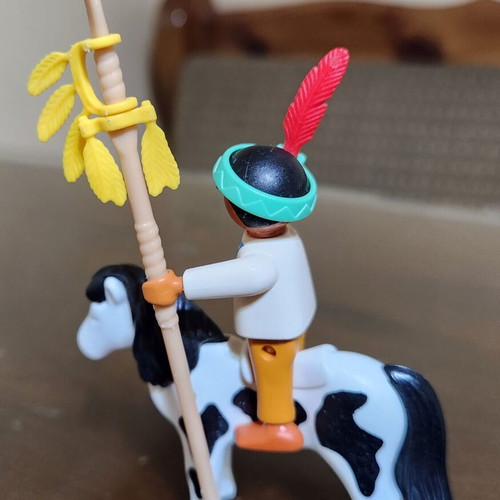 Playmobil 4629 Indian Child with Pony like new
