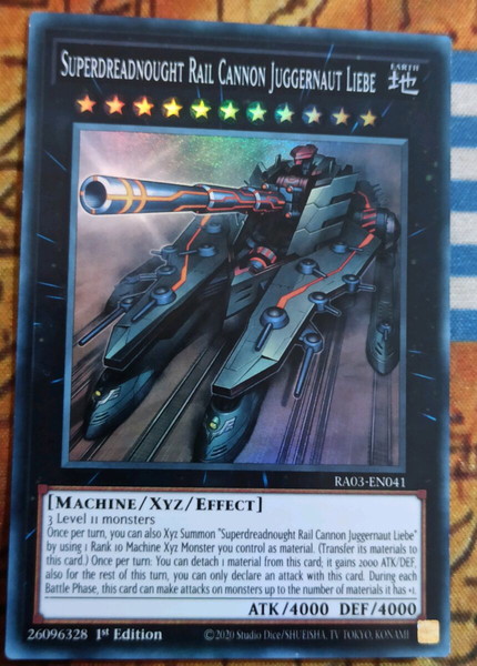 2) Superdreadnought Rail Cannon Juggernaut Liebe (Super Rare, Yugioh)