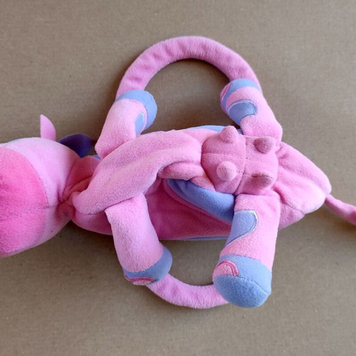 Cow-shaped children's bag Next like new, pink and purple