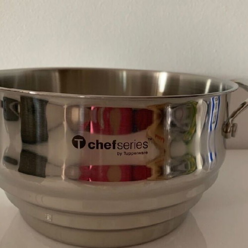 Tupperware Chef Series stainless steel steamer new for 2.8L pot