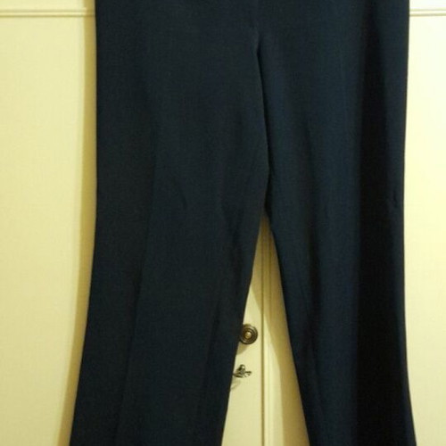 Wide-leg navy blue pants like new, size 52