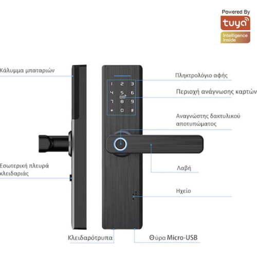 Moes WDL-X1 Smart WiFi Lock like new, black, pack of 2
