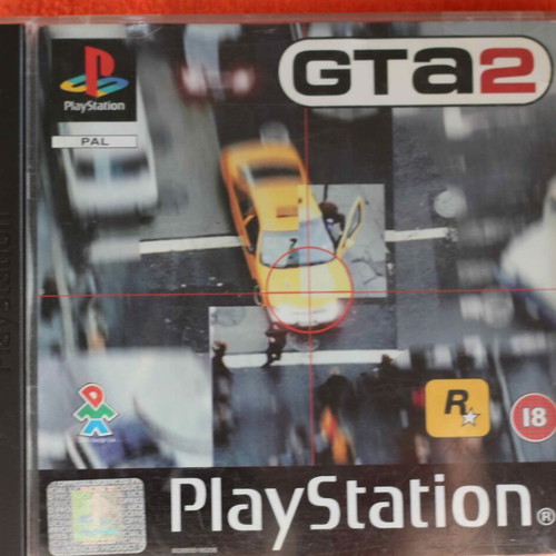 GTA2 PlayStation 1 used, complete English version with map