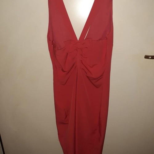 Lynne summer backless dress like new, size S, red
