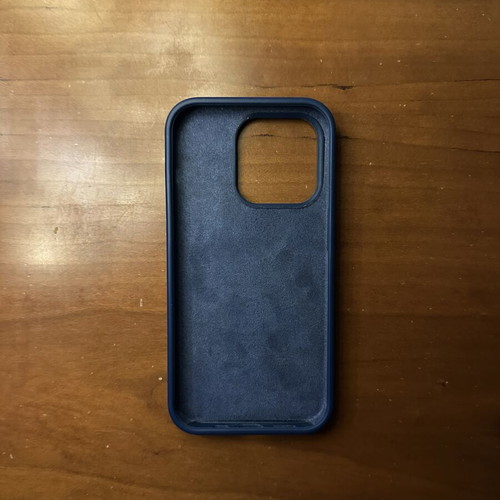 iPhone 14 Pro case, navy blue