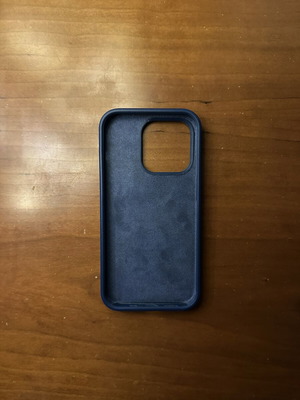 iPhone 14 Pro case, navy blue