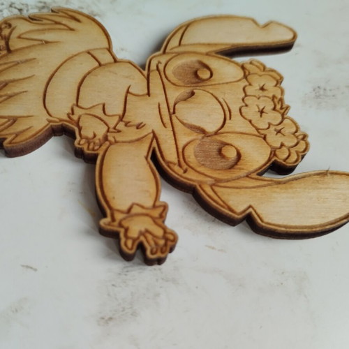 Wooden Stitch decorative item made to order