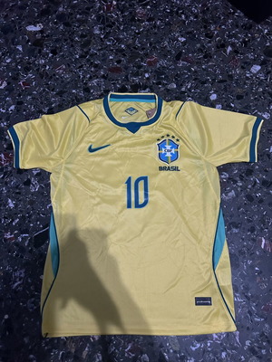 Brazil football jersey with Neymar name