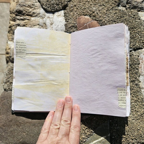 Nea Ellinika Handmade Artistic Notebook New