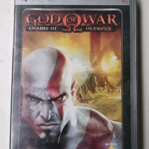 God of War Platinum PSP game used with manual