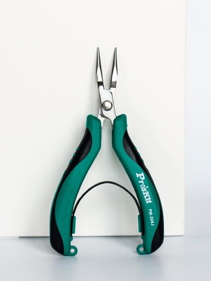 Pro’sKit stainless round jewelry pliers new