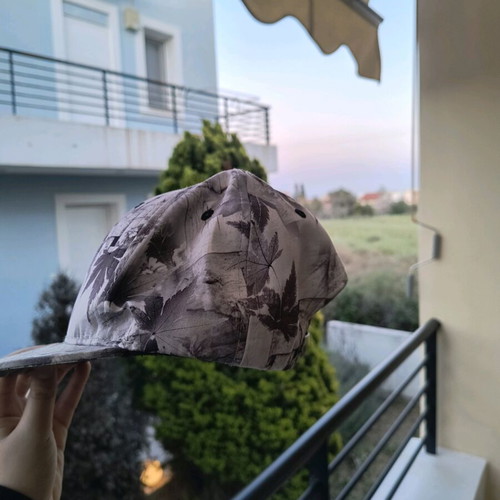 HUF hat used, black and gray, one size