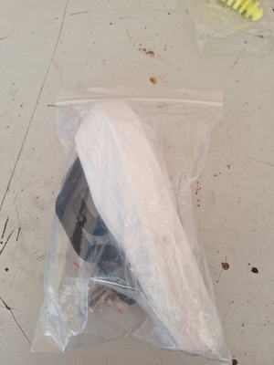 Motorcycle hand protectors new with brand stickers